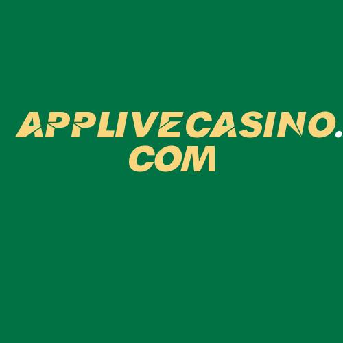 Logo da APPLIVECASINO